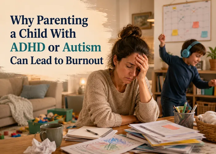 Parenting a child with ADHD or autism can lead to burnout